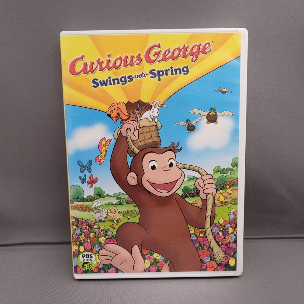 Curious George Swings into Spring (DVD, 2013) Welker, Bennett, Miller